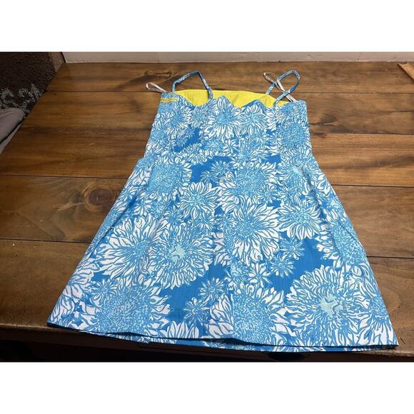 Lilly Pulitzer Ariel Blue Lion In The Sun Jesse Romper Size 10 NWT - Picture 13 of 16